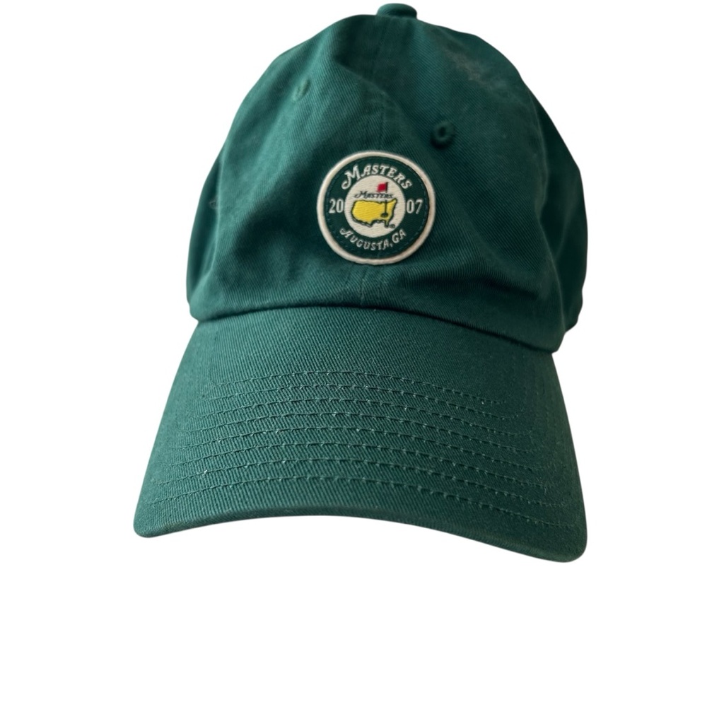 2007 Masters Augusta Georgia Green Golf Hat Cap Strap Back American Needle